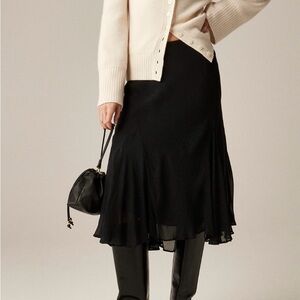 BRAND NEW J Crew Flounce Hem Skirt (XS)